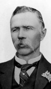 black photo of William Pagan,Chief Engineer Qld Railways (1902-1911)